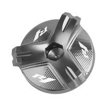 호환 오토바이부품 프레임 오토바이 CNC 엔진 오일 필러 캡 플러그 커버 야마하 YZF R1 R3 R6 1998-2020 2, 02 R1 Titanium