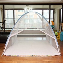 3∼4인용 원터치모기장/거실 야외 그늘막 모기장텐트