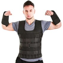중량조끼 헬스 웨이트 무게조절 조끼 피트니스 운동 통기성 트레이닝 조끼, 강화형 8kg 나시 【통기 조절 가능】