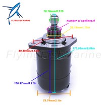 선외기 Tohatsu 닛산 25HP / S108-98 용 선외 모터 스타터 346-76010-0 18-6431 히타치, 한개옵션0