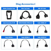 차량점검 OBD 옵션 케이블 어댑터 JDiag M100 코드 리더 바이크 오토바이 진단 도구 스캐너 다양 한 모델에, 13 KAWASAKI-6-4P