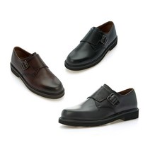 인텐스 남성 소가죽 원몽크 스트랩 모던 드레스 3.2cm LCMD83B139