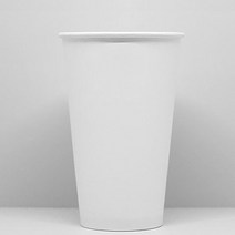 샵용 테이크아웃 무지 두꺼운 핫컵 친환경 16온스 종이컵 1 000개입X1박스