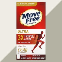 쉬프 조인트서포트 히알루론산 비변성 2형 콜라겐 무브프리 트리플액션 30정, 1개, 기본