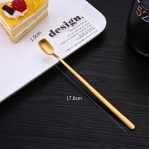 스테인레스 스틸 칵테일 바 패턴 음료 셰이커 Muddler Stirrer 스푼 주방 식기, 06 L