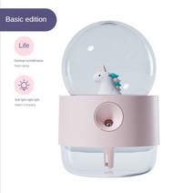 샤오미가습기 3세대 4세대샤오미 가습기 크리스탈 공 음악 대형 스프레이 귀여운 아로마 에센셜 오일 디퓨, 07 Basic Unicorn