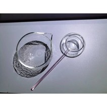 차완 말차다구 유리 말차 그릇 다도 망치무늬 티스푼 세트, 망치무늬 찻사발+분말자루 투명스푼