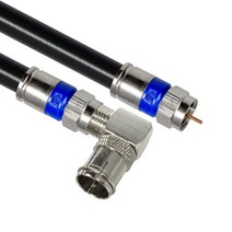 마하링크 국산 고급형 RF 안테나 블랙 5C 꺾임 동축 수제작 케이블 10M, MLZ-RL100(블랙)