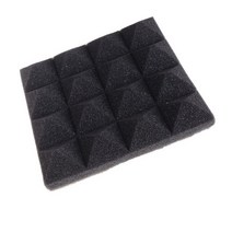 흡음재 방음 자재 부스 129473 25*25cm 5cm 두께 스튜디오 폼 처리 우수한 장식 어쿠스틱 패널, 01 - BK