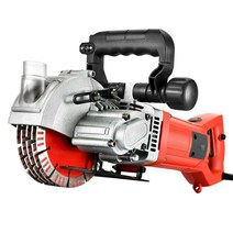 도로 컷팅기 ALC 콘크리트 절단기 벽 보도블럭 홈파기, 115긴핸들 - 5800W