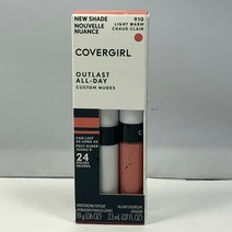 Covergirl Outlast 올데이 립 컬러 위드 탑코트 (.06oz .07oz.), 910 라이트 웜
