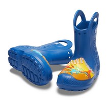 [크록스 키즈] [크록스] 키즈 펀랩 다이노 레인부츠 K / 205536-4GX 블루 /