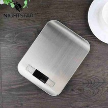 주방저울 5000g / 1g 디지털 주방 저울 스테인레스 스틸 전자 LCD 무게 5KG 천칭 자리 요리 도구