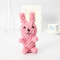 개인싸 강아지장난감 실타래 로프 치실장난감 치석제거 이갈이, 1개, 토끼