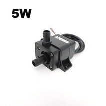 펌프 미니 워터 분수 수족관 DC 12V 3.6W 4.8W 5W 240L/H 8mm 파워 브러시리스 마이크로 멤브레인 수중 C1 방수, [04] 5w
