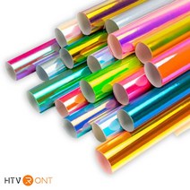 HTV론트 홀로그래픽 시트지 30.48cm X 1.829m 레터링 토퍼제작 풍선 실루엣 카메오 포트레이트 호환, 화이트