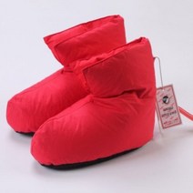 나혼자산다 수면 양말 구스 다운 부츠 캠핑 초경량 슬리퍼 침낭 오리털 부티 공용