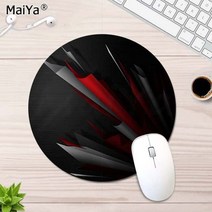 MaiYa 내가 좋아하는 아수스 ROG 노트북 게임 라운드 마우스 패드 PC, [06] 22x22cm