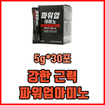 강한 근력 파워업아미노 5g*30포 복합아미노산 헬스보충제 에너지보충제, 1개