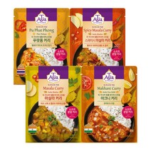 티아시아 커리 분말 마크니커리 마살라커리 스파이시마살라 푸팟퐁 커리 카레 100g 4종 2 2(총4개), (분말)푸팟퐁 커리 x 2개, (분말)스파이시 마살라 커리 x 2개