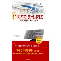 주식 가치투자 정석시리즈: 미래신재생에너지 산업분야, 비티타임즈, 비티타임즈 저