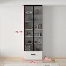 수납 거실 인테리어 책장 북유럽 미니멀리스트 거실용 목제 디스플레이 책장 사이드 테이블 옷장 선반 모듈식 가구, 19.80 wide one-draw