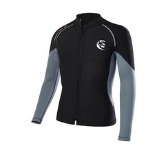 웻슈트 네오프렌 잠수복 2MM 여성 남성 다이빙 자켓 긴 소매 스노클링 코트 서핑 겨울 낚, 2MM+S