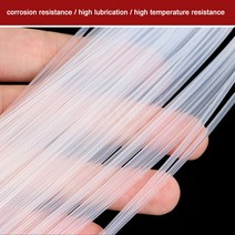 투명 PTFE 튜브 절연 파이프 온도 내식성, 01 1Meter_05 3x4mm