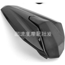가와사키 닌자400 Z400 튜닝파츠 텐덤 리어 시트커버 2018-2021, 유광블랙, 1개