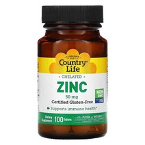 컨츄리라이프 아연 킬레이티드 징크 50mg 100정