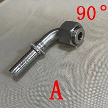 유압 피팅 메트릭 M10-M42 스레드 콘 호스 엔드 오일 파이프 커넥터 홀드 유형 튜브 고압, A bend_13MM to M24x1.5