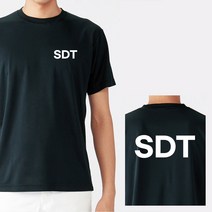 라운드 반팔 SDT 화이트 쿨 티셔츠길단 유니폼 유니폼제작 커스텀 커스텀티셔츠 티셔츠제작 굿즈 굿즈제작 주문제작