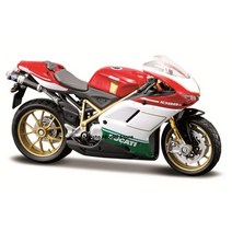 Maisto Ducati 1098S 1:18 스케일 오토바이 복제품 정통 디테일 오토바이 모델 컬렉션 선물 장난감 다이캐스트