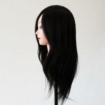 미용 연습용 미영이 100프로 인모 가발 10인치 12인치 14인치 16인치 18인치 / 집게핀, 2.검정 12인치+집게핀, 1개