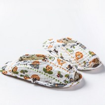 BOFO 여성용 퀼트 면 거실 실내화 5세트, 8번 동물원