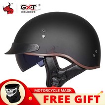 여름용 오토바이 전동킥보드 자전거 클래식 안전모 헬멧 가벼운 오픈 풀페이스 빅사이즈 바이크 알씨카 오프로드 드리프트 핸드카 입문용 레트로 스쿠터 빈티지 반 얼굴 바이커, 4-6산, l