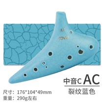 청오카리나 오카리나 가격 배우기Ocarina TNG 12 홀 알토 C 소프라노 F G, 알토 C 블루