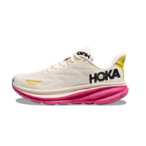 HOKA ONE ONE Clifton 9 미끄럼 방지 내마모성 통기 저방 러닝화 샴페인 화이트