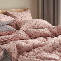 [바보사랑] 잔꽃 마이크로 화이바 양면 차렵 이불 SS