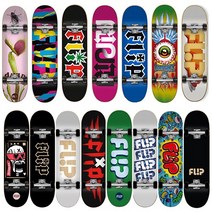 FLIP 플립 스케이트보드 컴플릿 모음 (HLC), Wings Black - 8.25