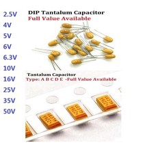 탄탈륨 커패시터 10 개 A B C D 476 106 6.3V 10V 16V 25V 35V 0.22/1/2 2/4.7/6. SMD DIP 8/10/22/33/47/68/100/150, 23 C 476 10V 47UF