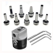 보링 머신 호환 공구 1set F1 12 2 인치 50mm 헤드 + 1pcs 드로우 바 모스 태퍼 콘 MT2 MT3 MT4 C20 C25 NT30 R8 CNC 기계 용, C25-F1 12
