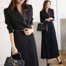 여성 오피스룩 재킷 결혼식 하객룩 롱 트렌치 원피스 펜트하우스 천서진 심수련 패션 가을 겨울