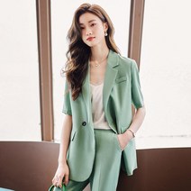 여자면접복장 여성 세미 정장 세트 하객룩 오피스룩 투피스 A01