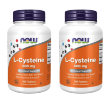 나우푸드 L시스테인 500mg 100정 x 2병, 2개, 100개