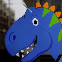 공룡 가랜드 블루 가렌더 생일가랜드 가렌드 가렌다