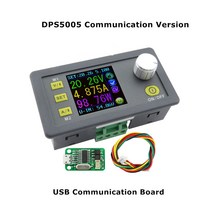 전류 전압 측정기DPS5005 통신 기능 컨버터 컬러 LCD 스텝 다운 전원 공급 장치 모듈 전압계 정전압 전류 4, 01 usb and bluetooth A