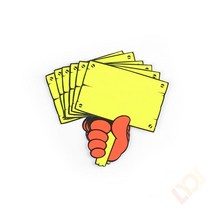 매장 마트 POP꽃이 댕글러 쇼카드 6매 (푯말손 공백), 기본