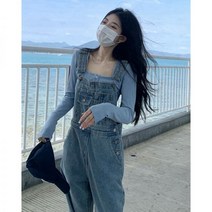 우유 달콤한 바지 봄 그물 레드 핫 소녀 점프 슈트 작은 느슨한 슬림 스트레이트 청바지 여성 여름 드레스