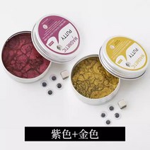 마그네틱 슬라임 폴리머 클레이 틱톡, 보라+골드